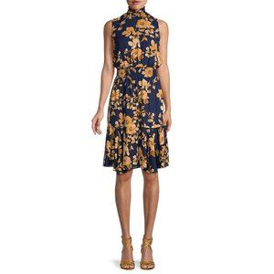 NANETTE nanette lepore Smocked Floral Blouson Dress, Size 2